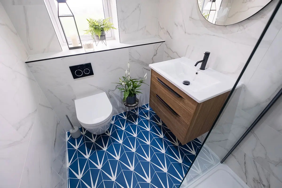 Fresh & Stylish shower room